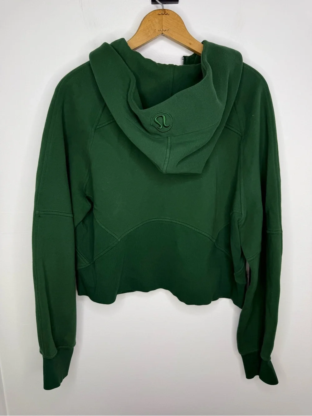 LULULEMON Everglade Green Scuba Oversized Half Zip Hoodie